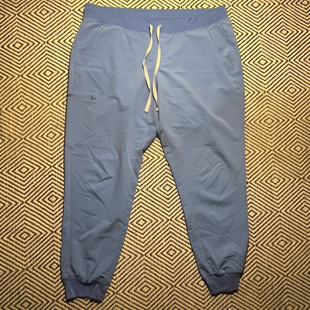 Figs Technical Collection XXL Jogger Scrubs Pants Womens blue Medical